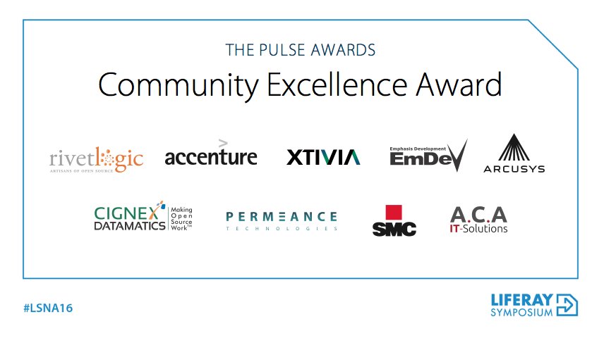Компания ЕМДЕВ получила от Liferay награду COMMUNITY EXCELLENCE 2016